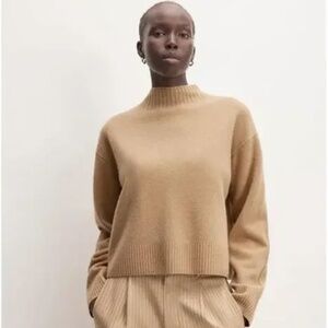 NWOT - Everlane Wool Mockneck Sweater in Carmel